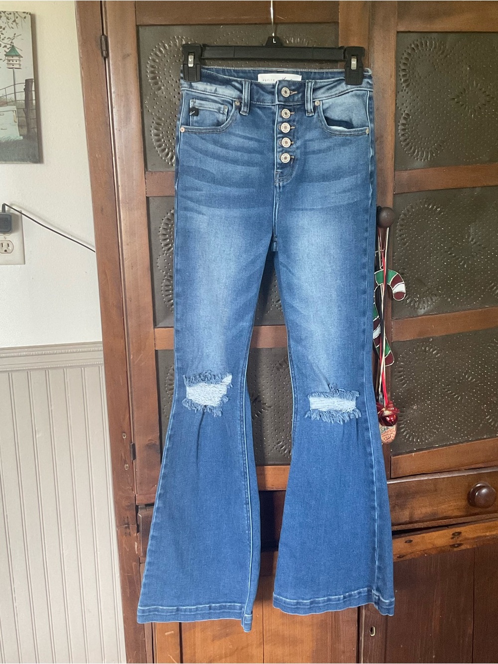 Kancan Flare Distressed Jeans 1/24 Petite
